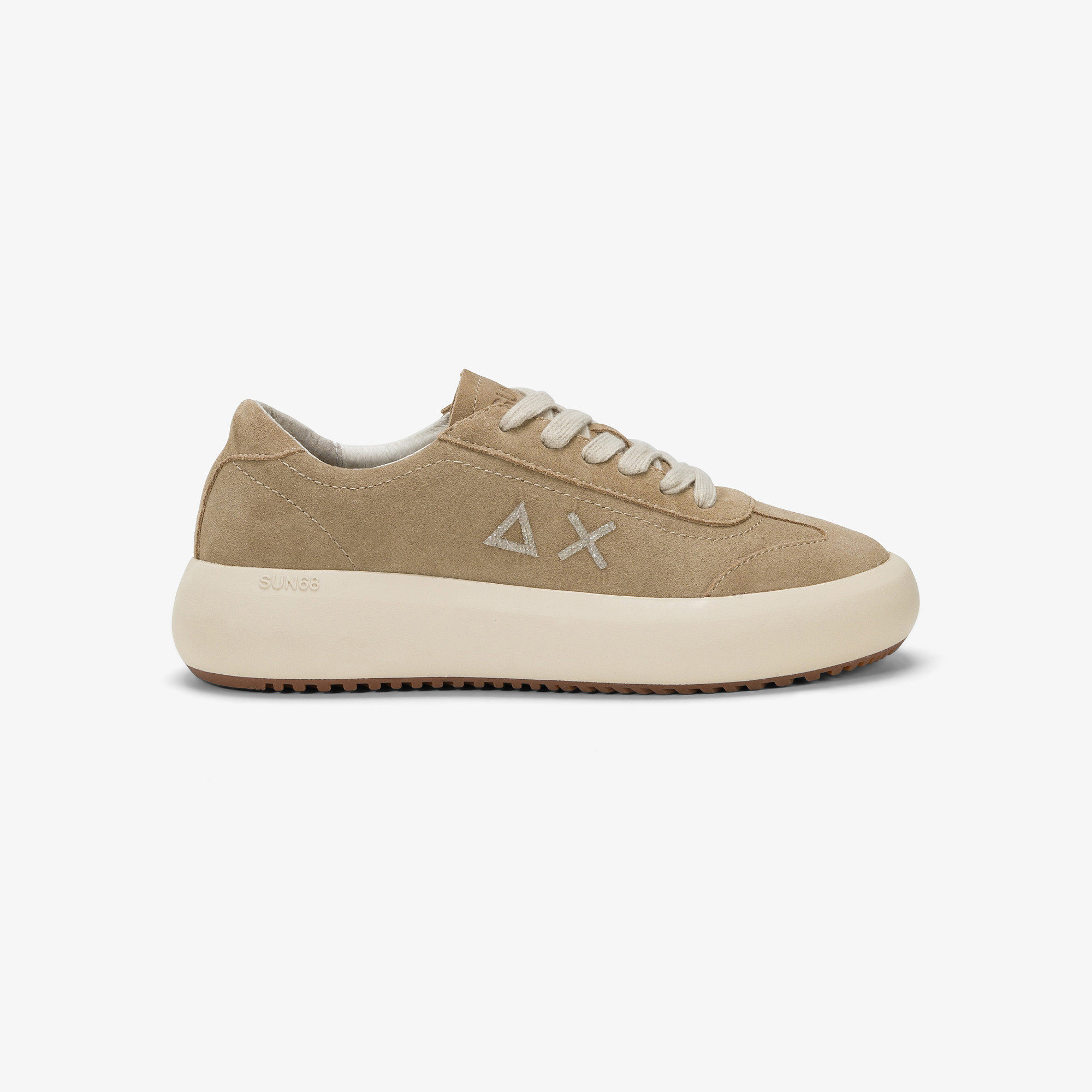 Sneaker Juno in suede BEIGE SCURO