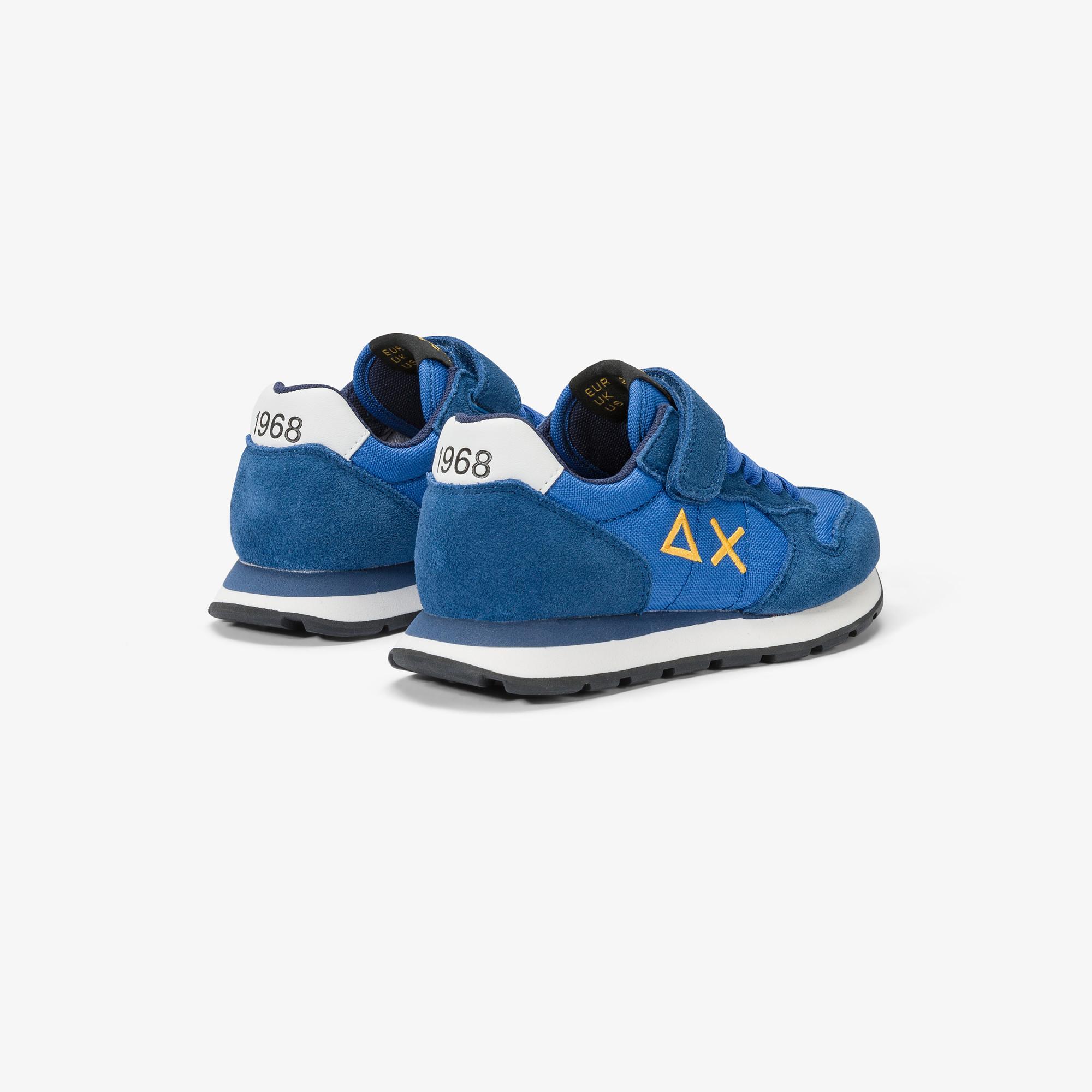 Boys’ Tom nylon and suede sneaker ROYAL