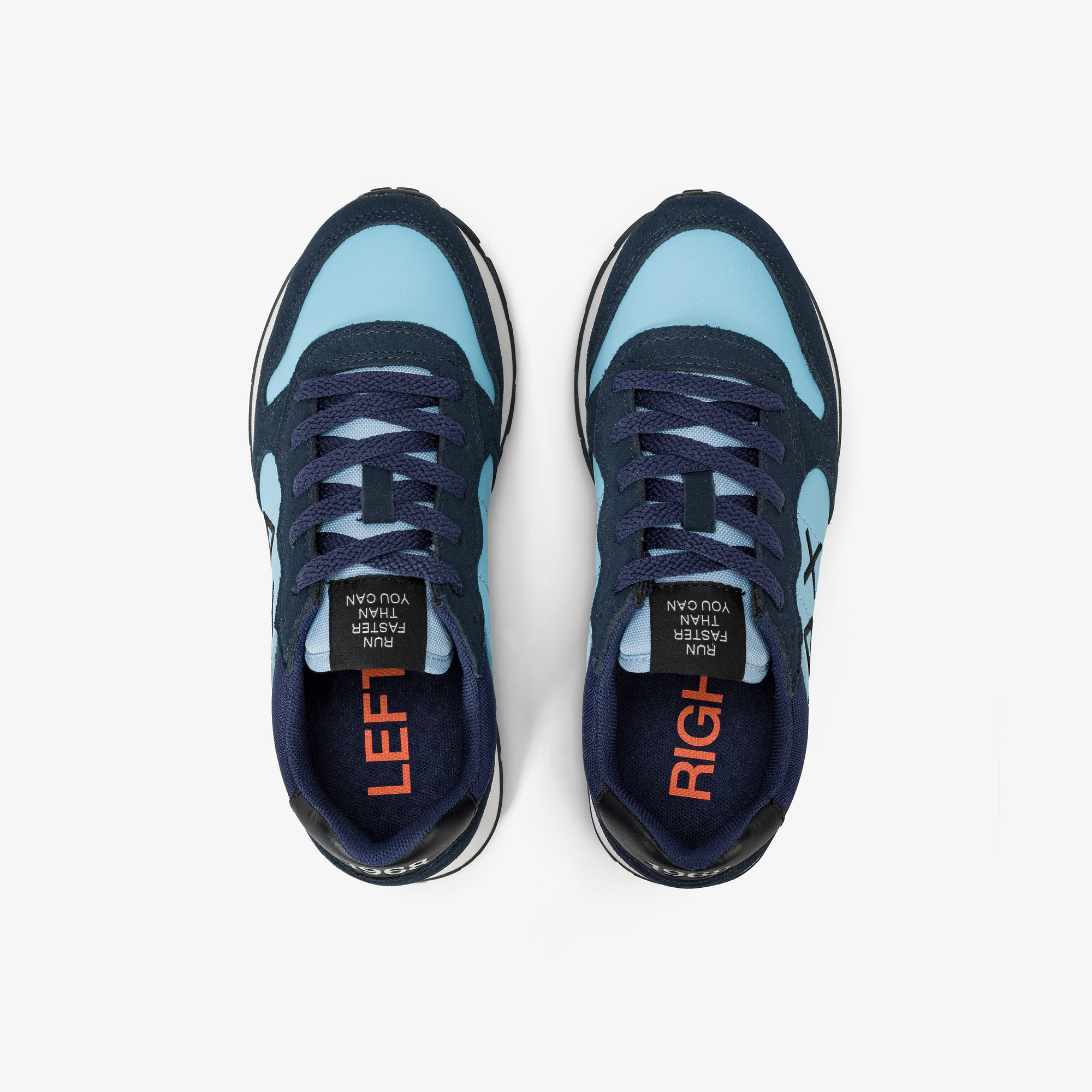 Sneaker Boy's Tom Color in nylon, suede e pelle NAVY BLUE