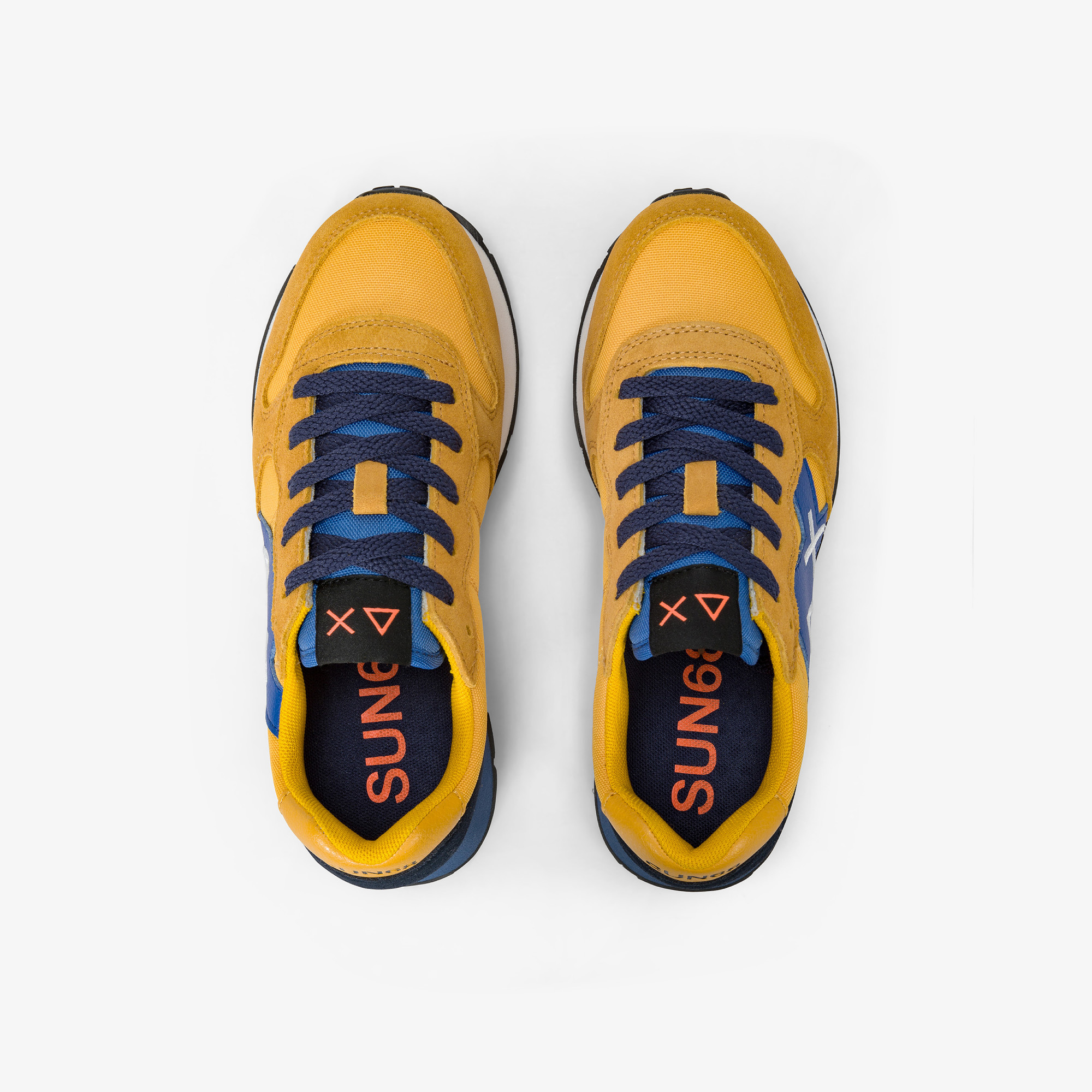 Sneaker Boy's Jaki in nylon e suede GIALLO