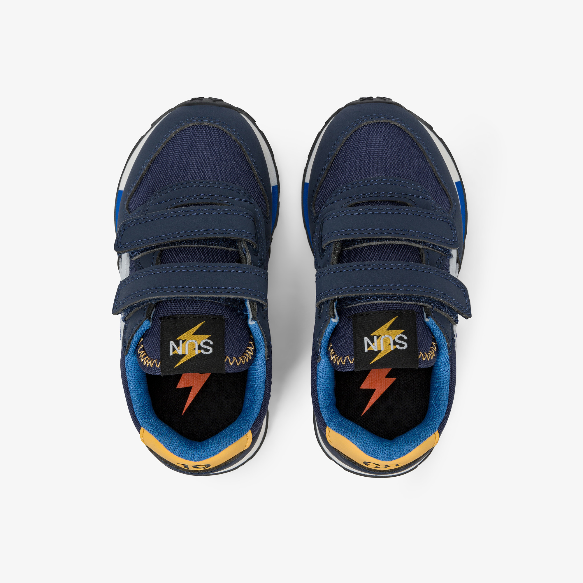Sneaker Boy's Niki in nylon e microfibra NAVY BLUE