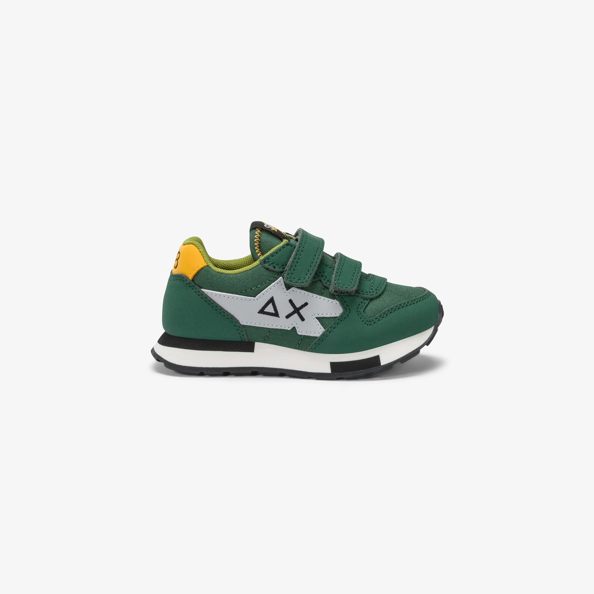 Sneaker Boy's Niki in nylon e microfibra VERDE SCURO