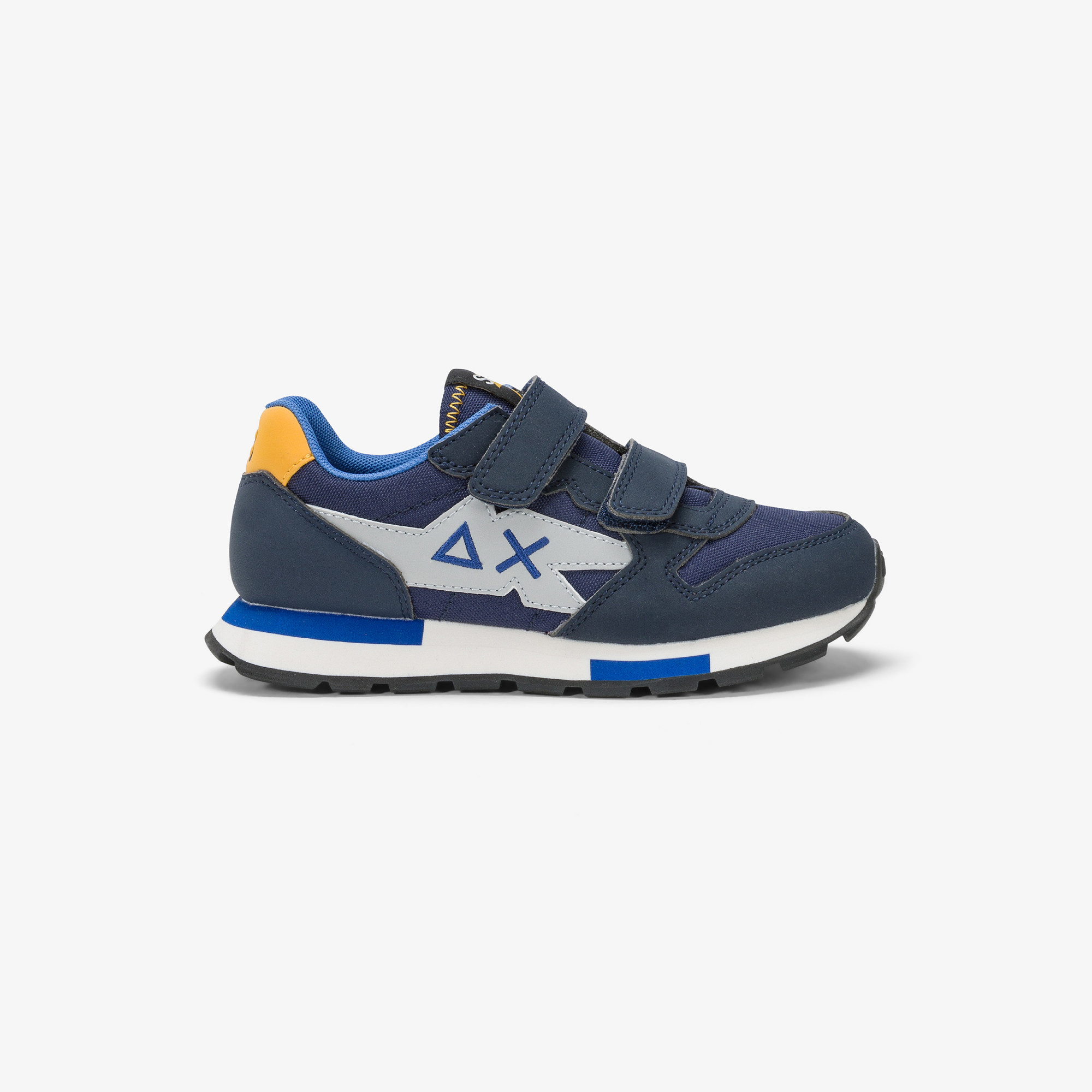 Boys’ Niki nylon and microfibre sneaker NAVY BLUE