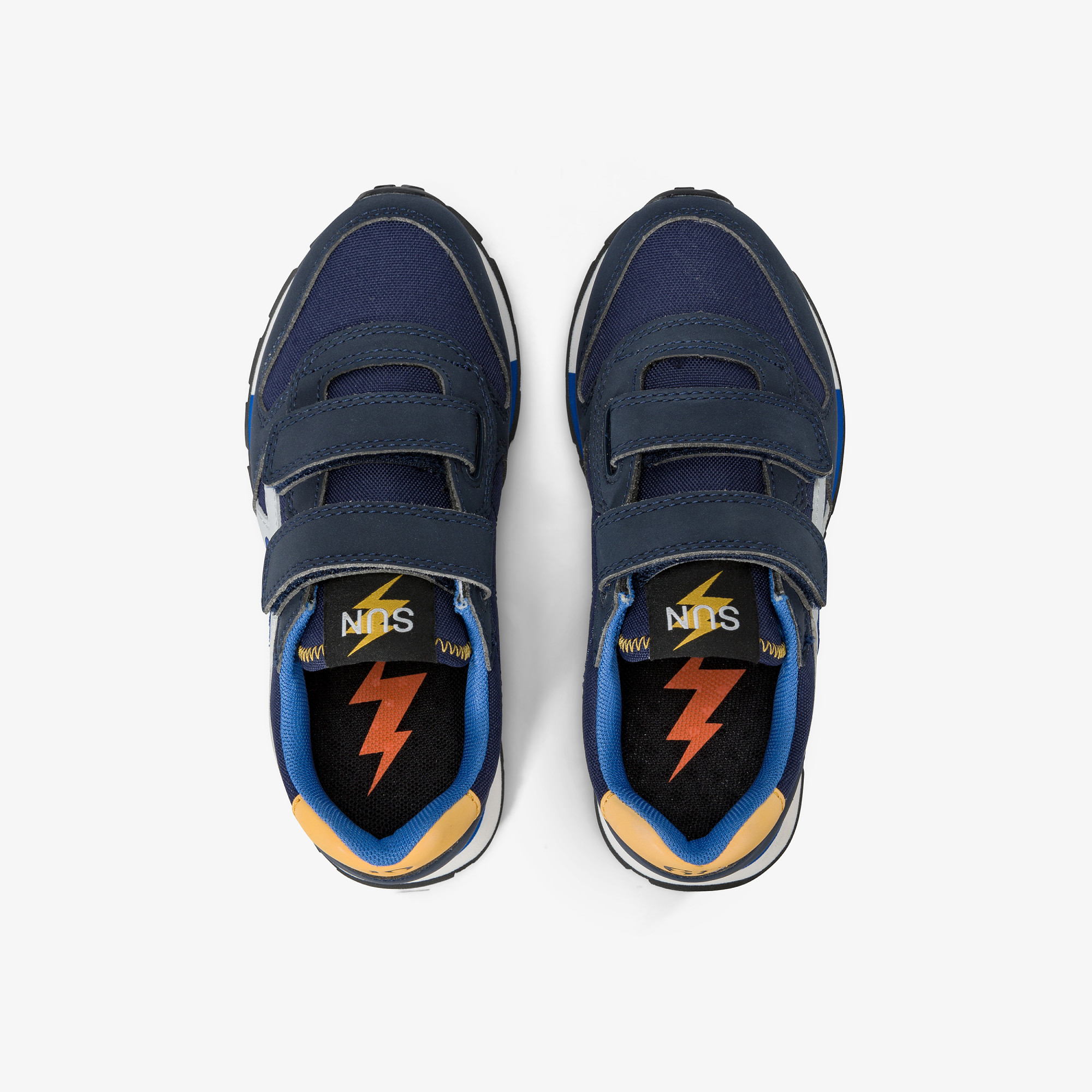 Boys’ Niki nylon and microfibre sneaker NAVY BLUE