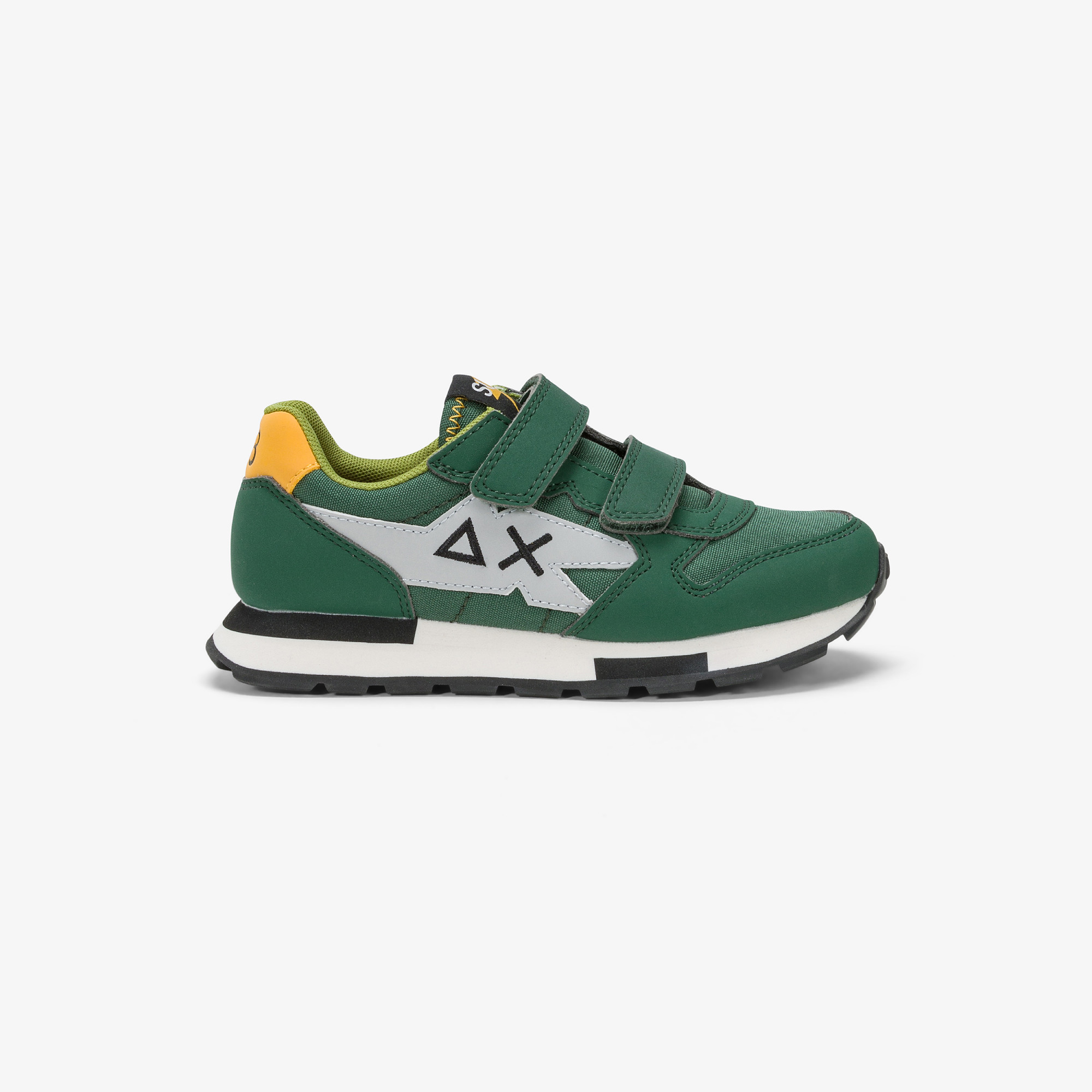Sneaker Boy's Niki in nylon e microfibra VERDE SCURO