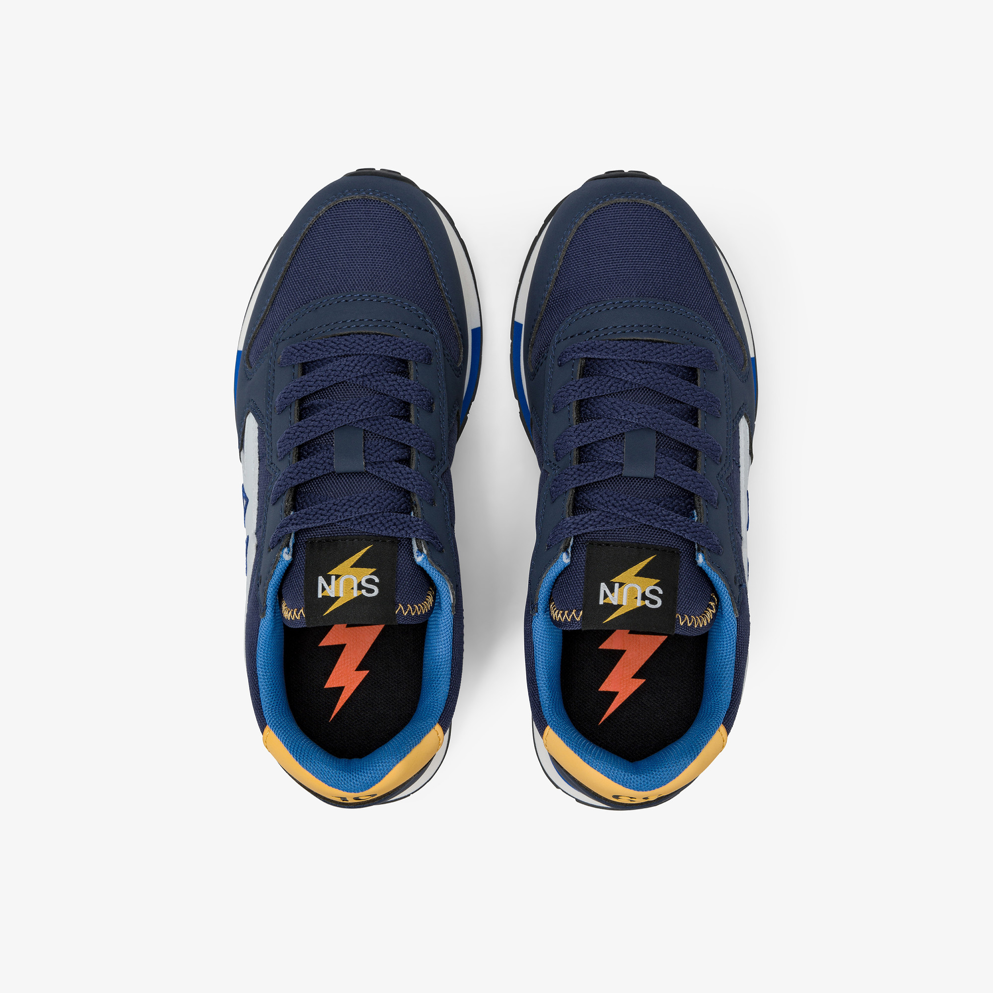 Boys’ Niki nylon and microfibre sneaker NAVY BLUE