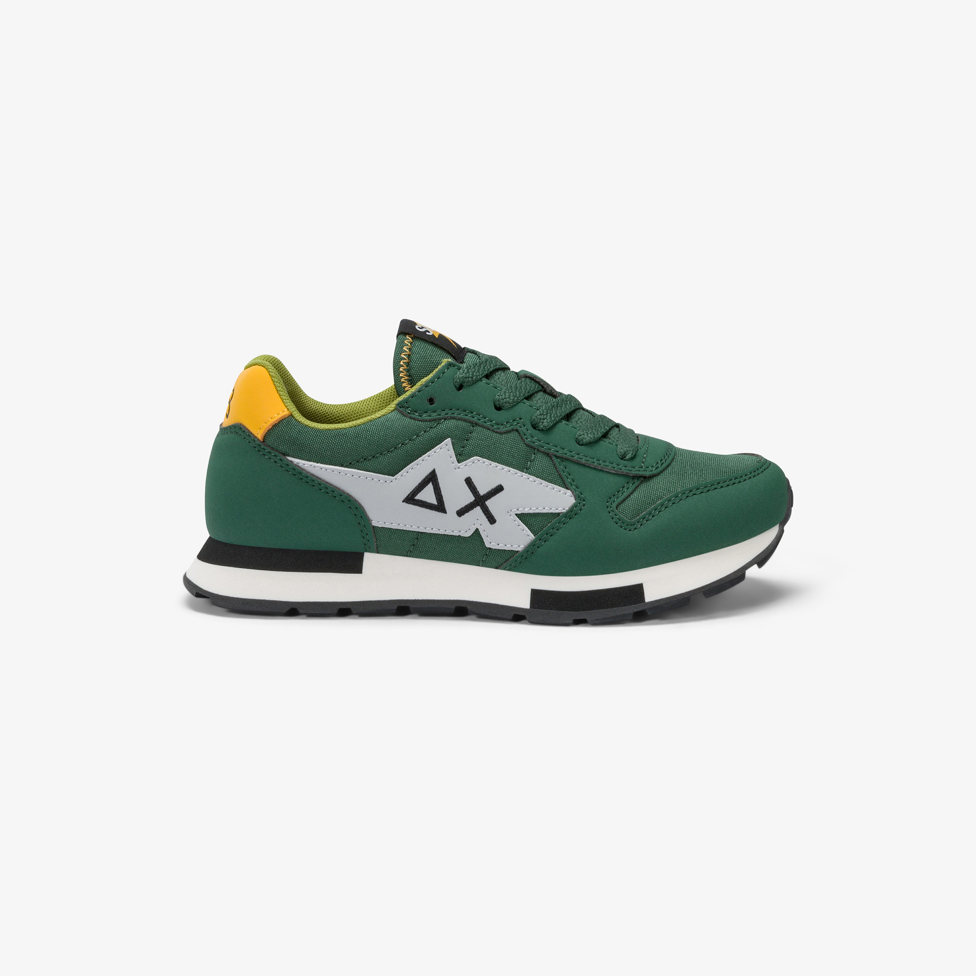 Boys’ Niki nylon and microfibre sneaker DARK GREEN