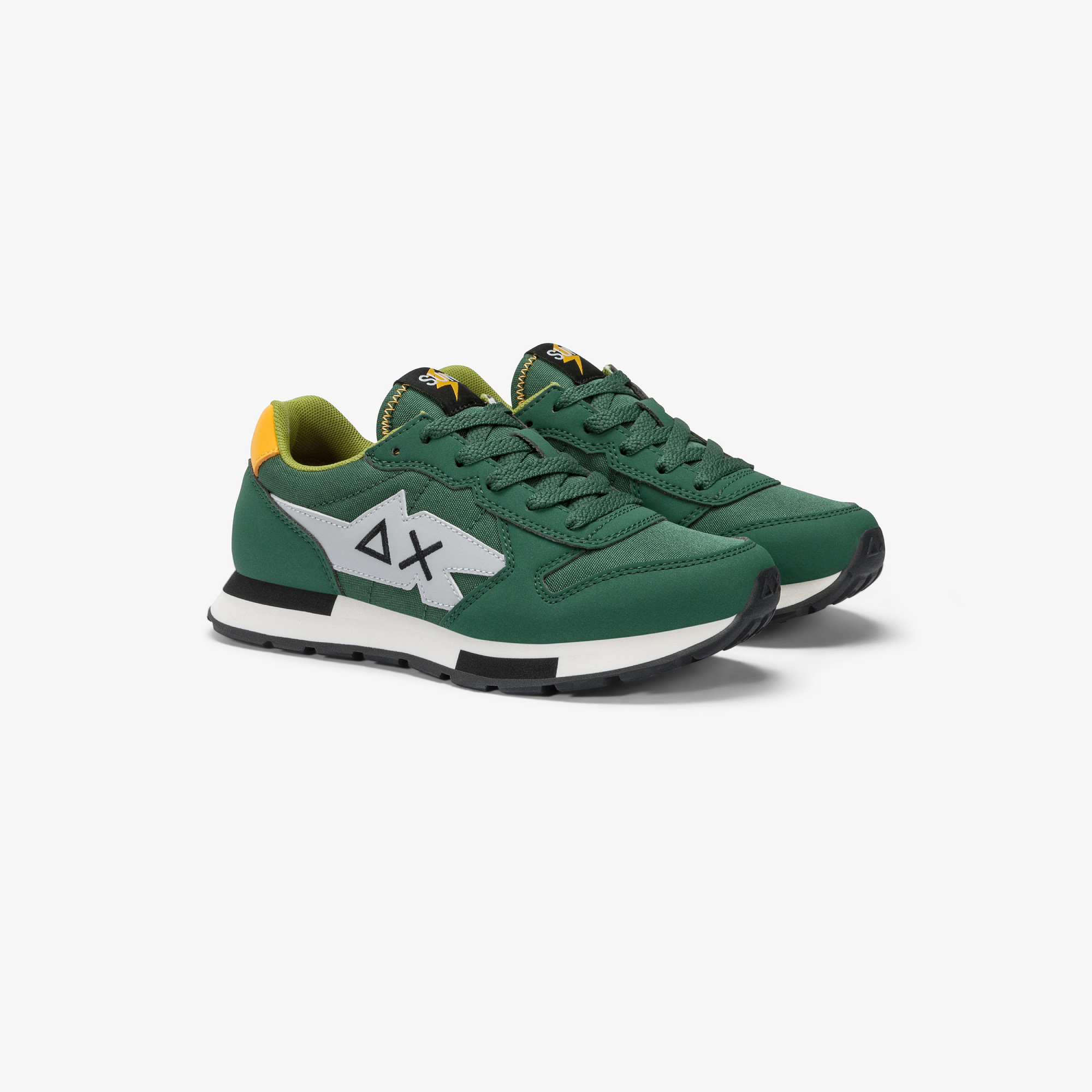 Boys’ Niki nylon and microfibre sneaker DARK GREEN