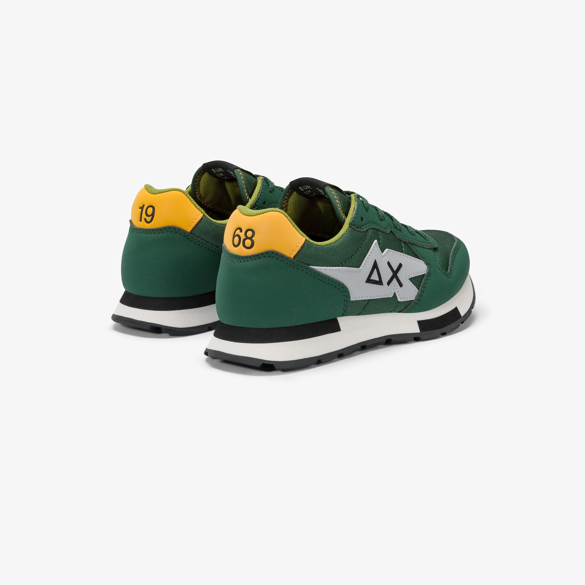 Boys’ Niki nylon and microfibre sneaker DARK GREEN