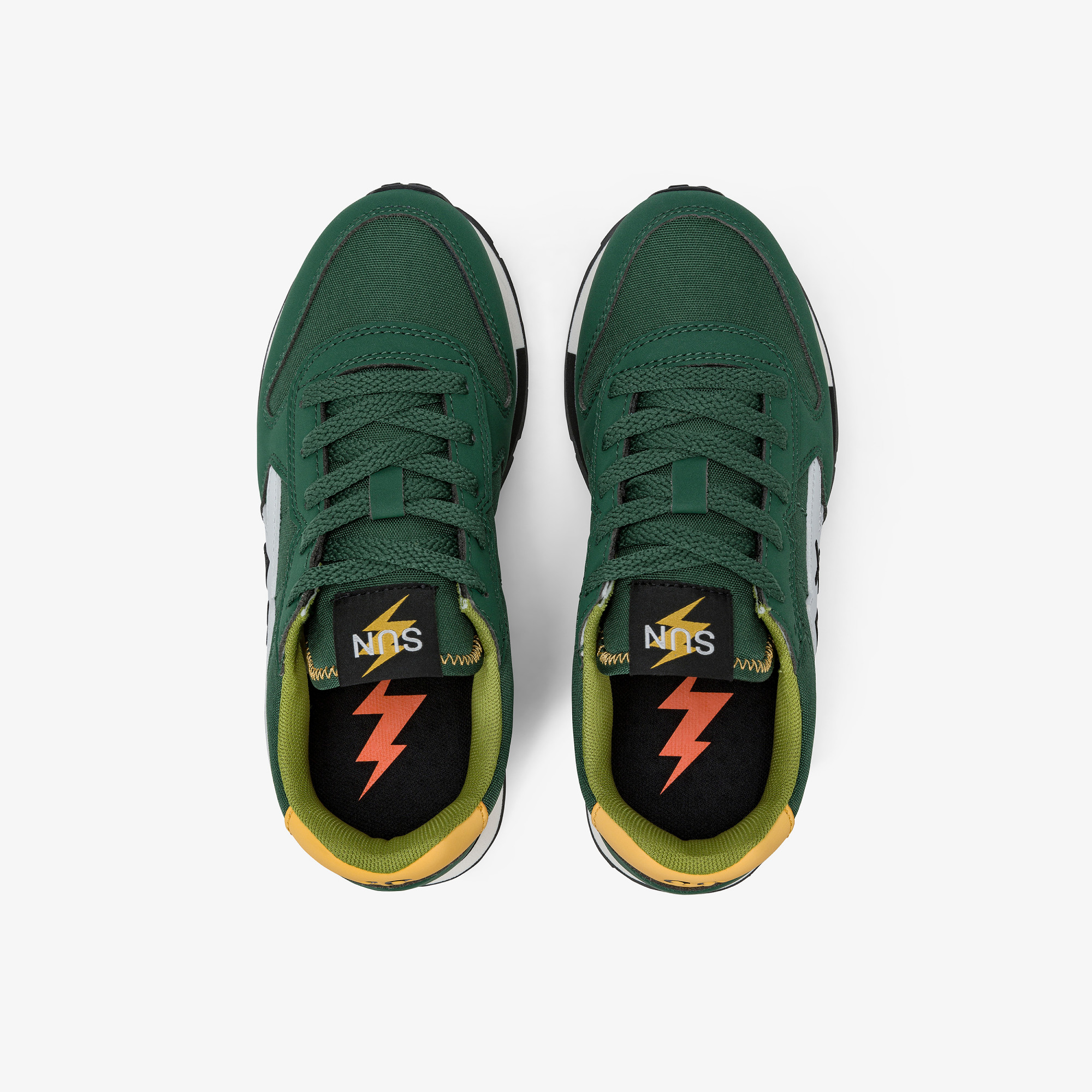 Boys’ Niki nylon and microfibre sneaker DARK GREEN