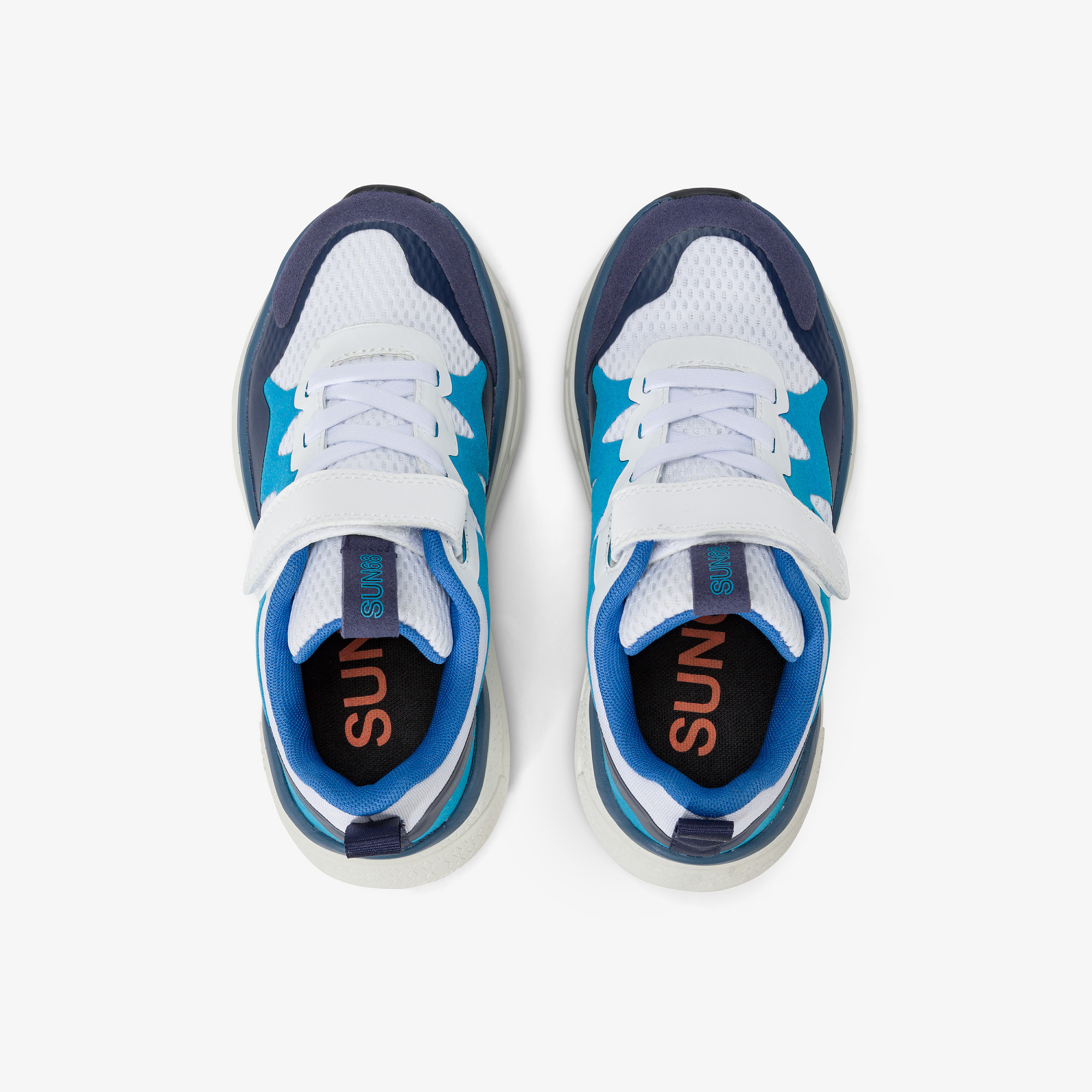 Boys’ Jupiter Sporty mesh sneaker WHITE