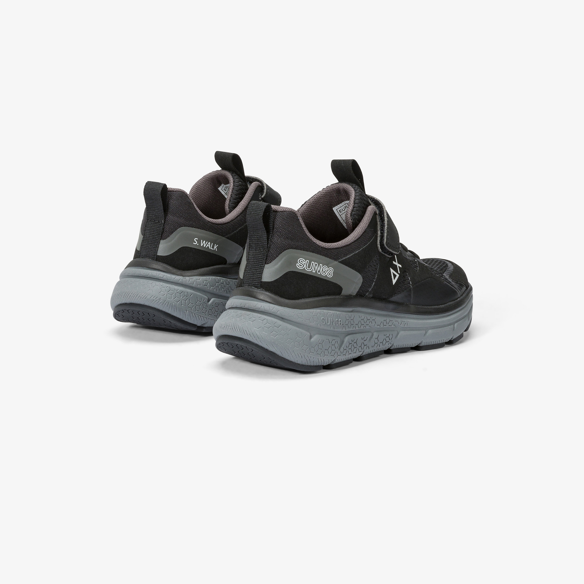 Sneaker Boy's Jupiter Sporty in mesh NERO