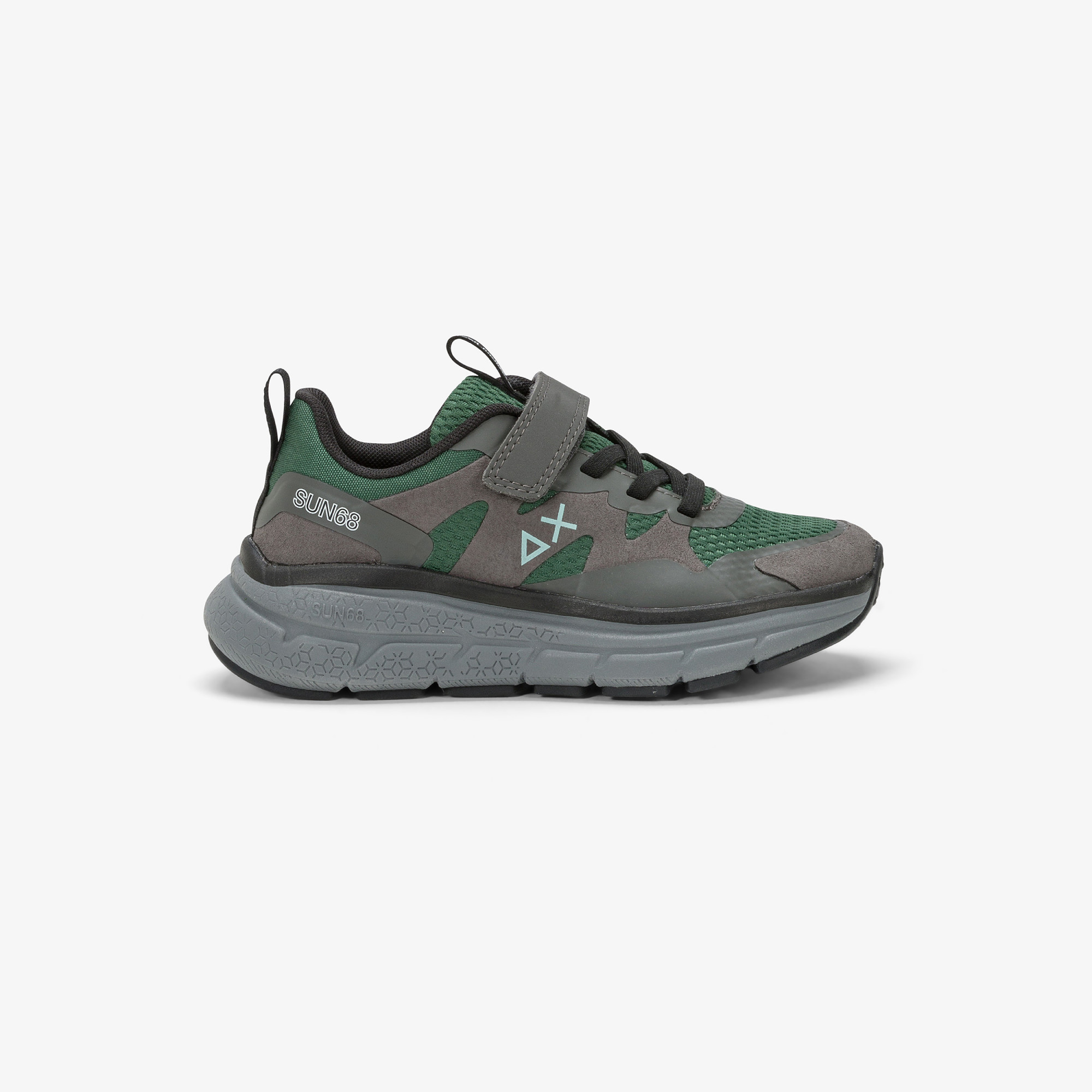 Boys’ Jupiter Sporty mesh sneaker DARK GREEN