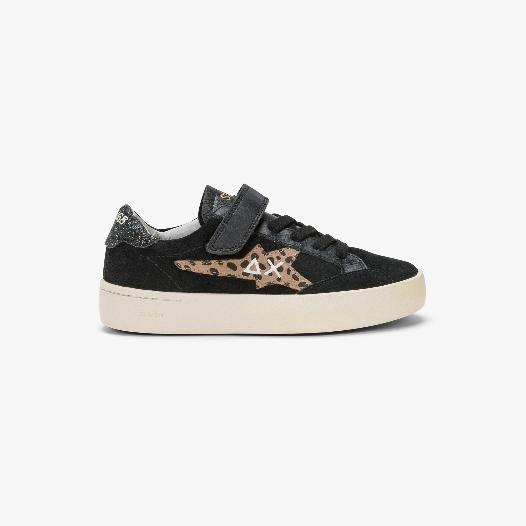 Sneaker Girl's Big Katy in suede NERO