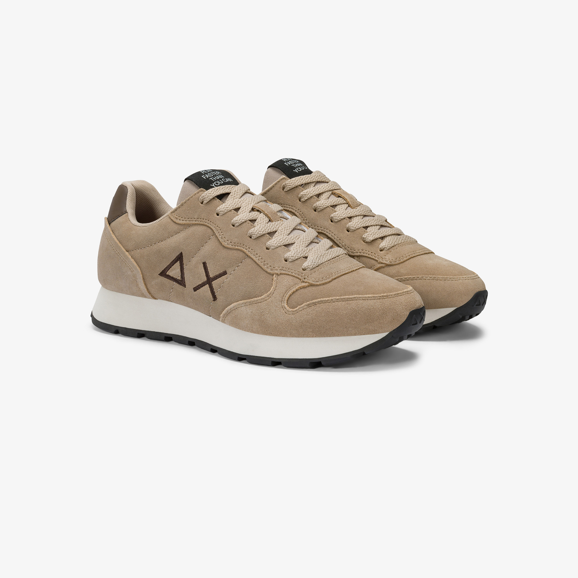 Dark beige Tom suede sneaker