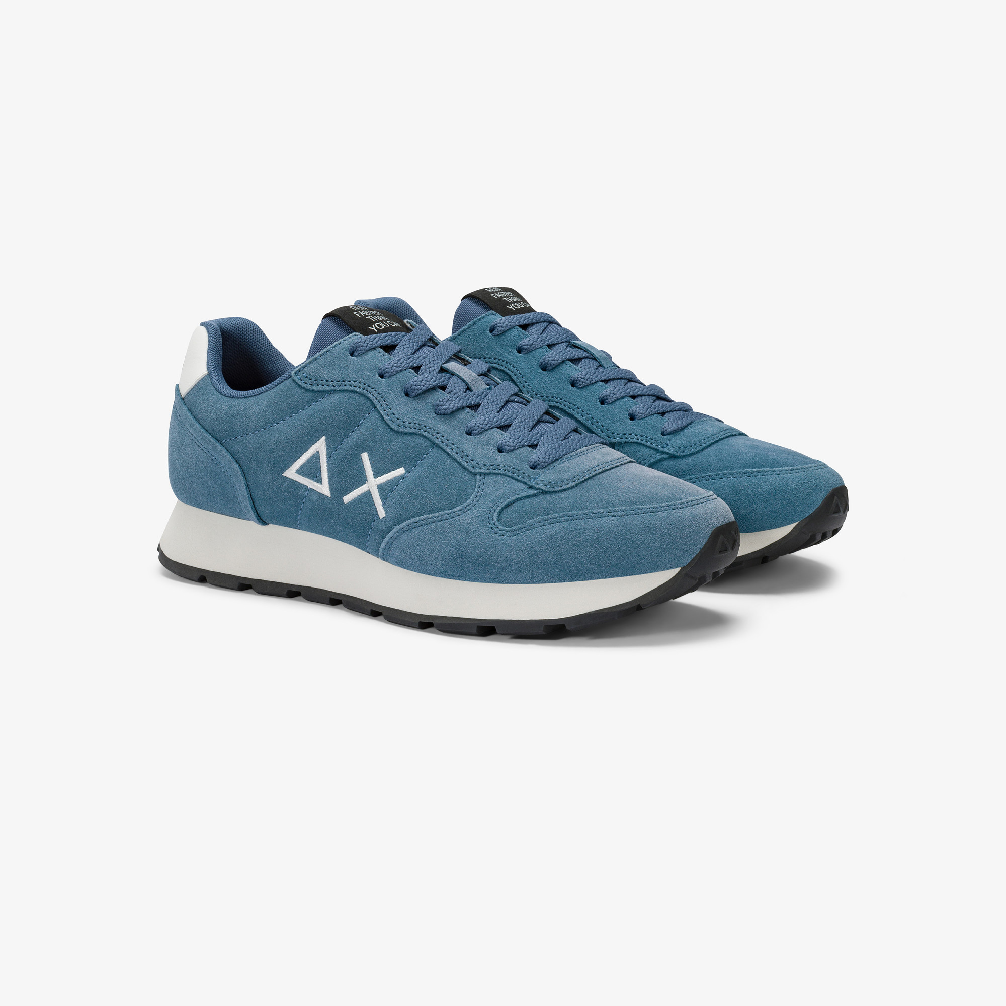 Sneaker Tom in suede avio scuro
