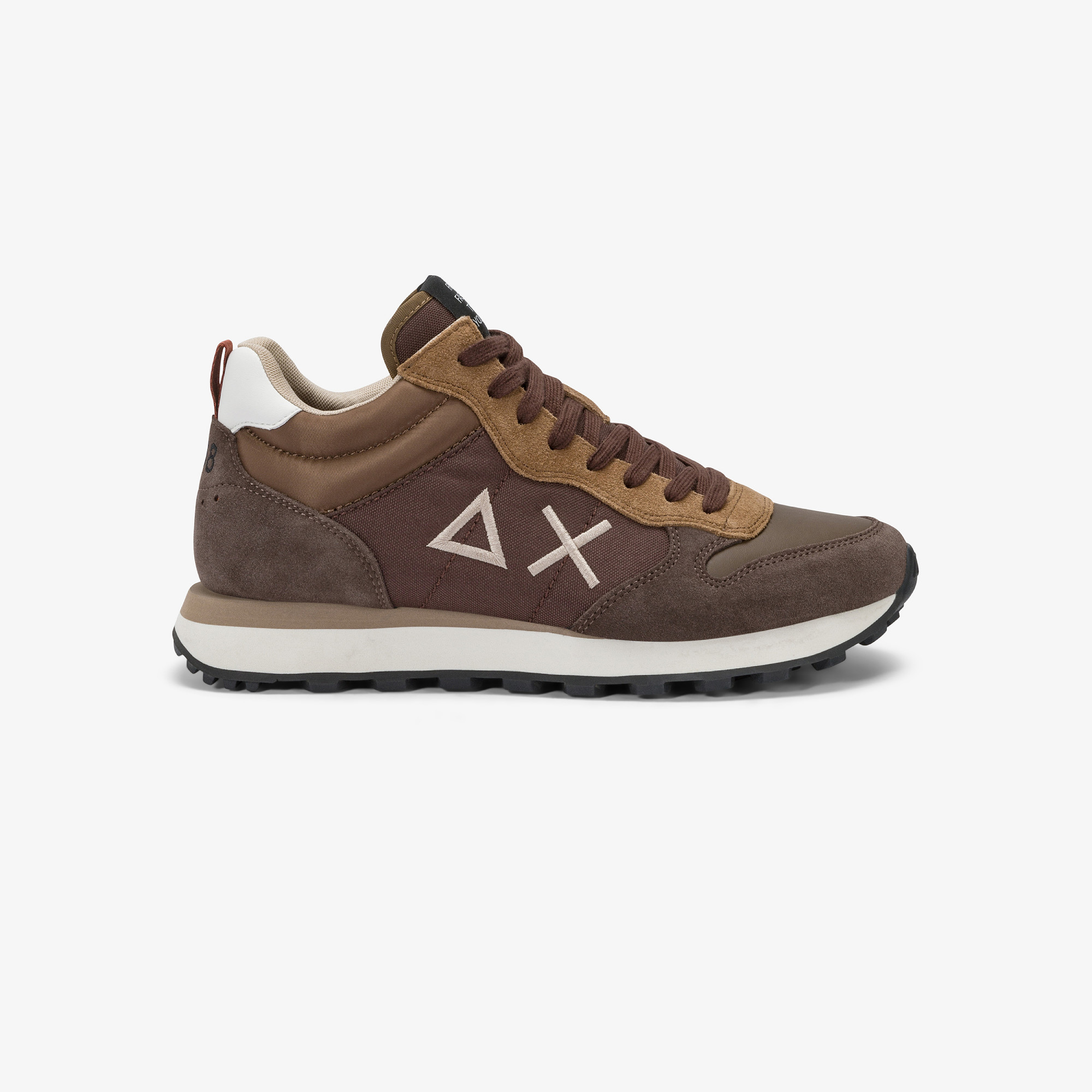 Sneaker Tom 2.0 Solid in nylon e suede marrone