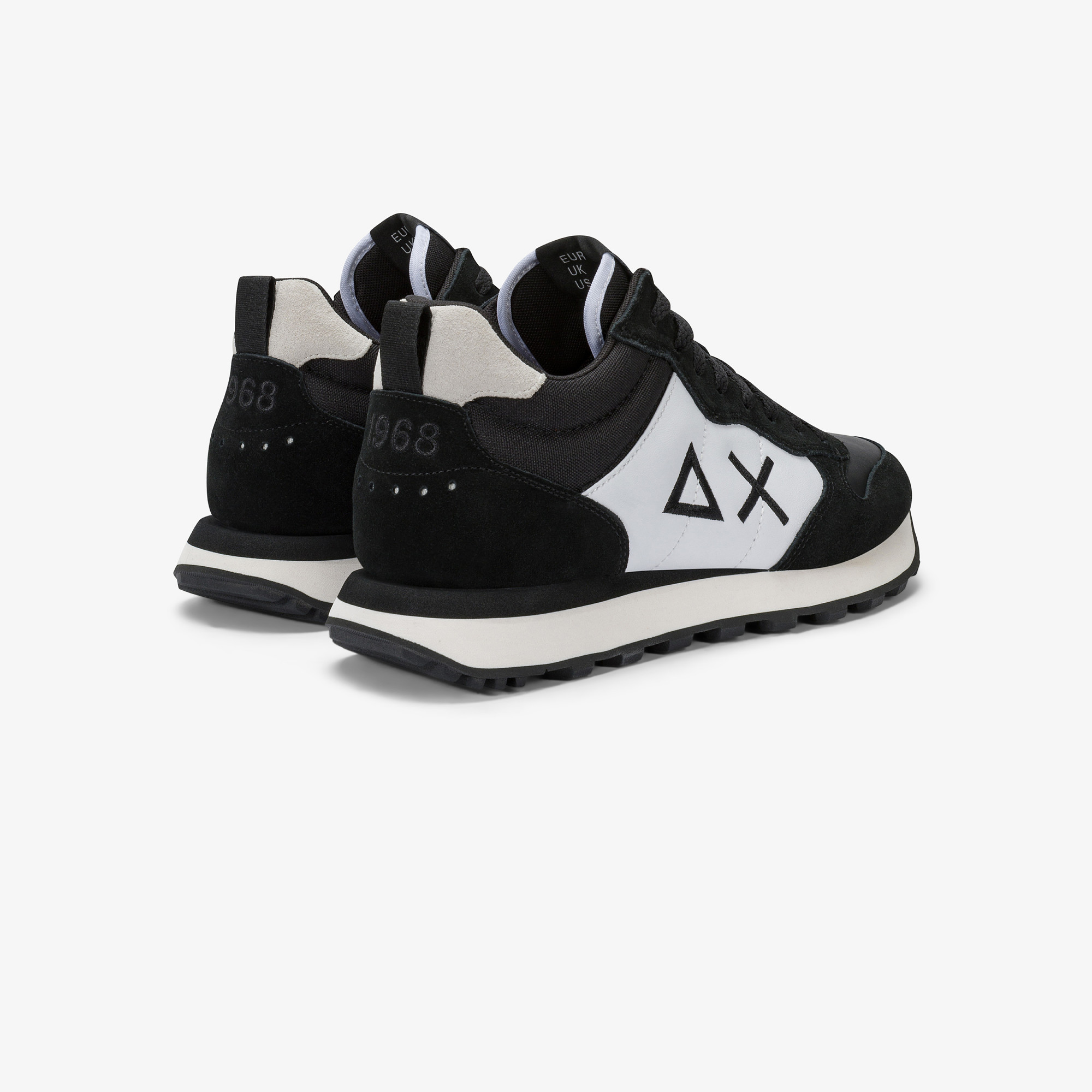 Sneaker Tom 2.0 Color in PU e suede nero