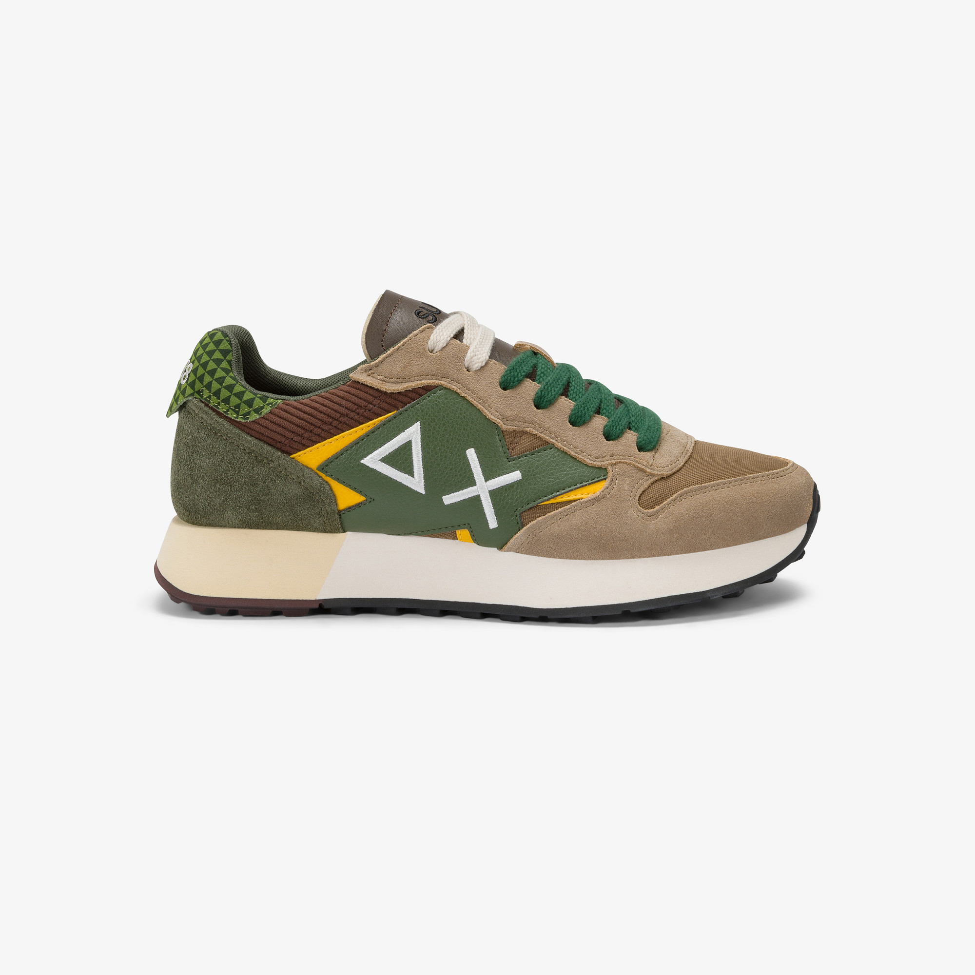 Fox Jaki Winter nylon and suede sneaker