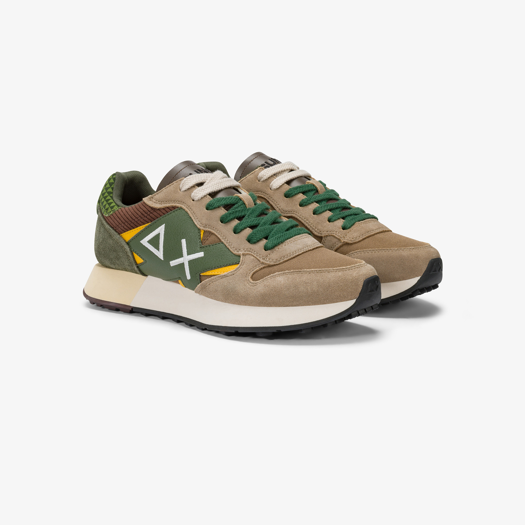 Fox Jaki Winter nylon and suede sneaker