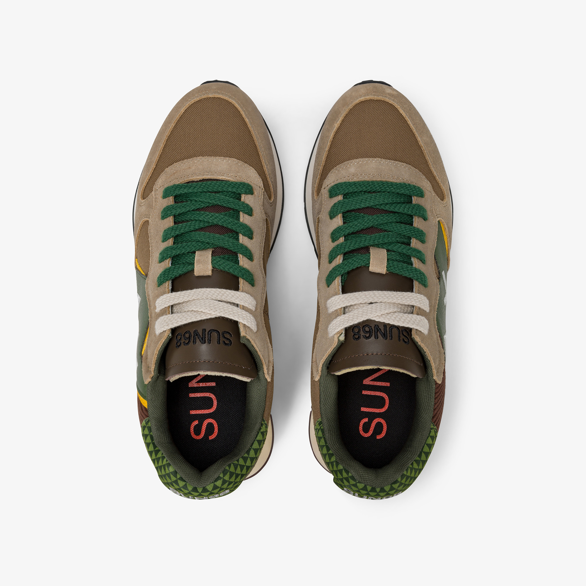 Fox Jaki Winter nylon and suede sneaker