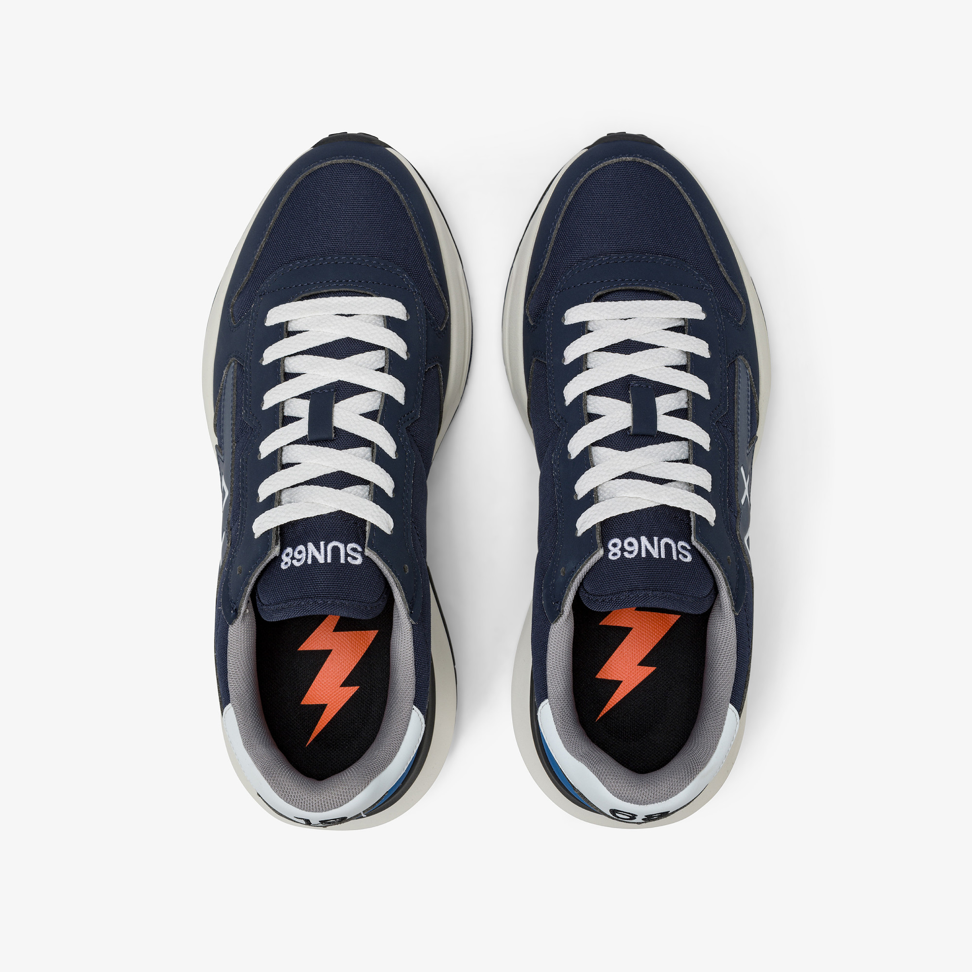 Sneaker Niki 2.0 Solid in nylon e PU navy blue