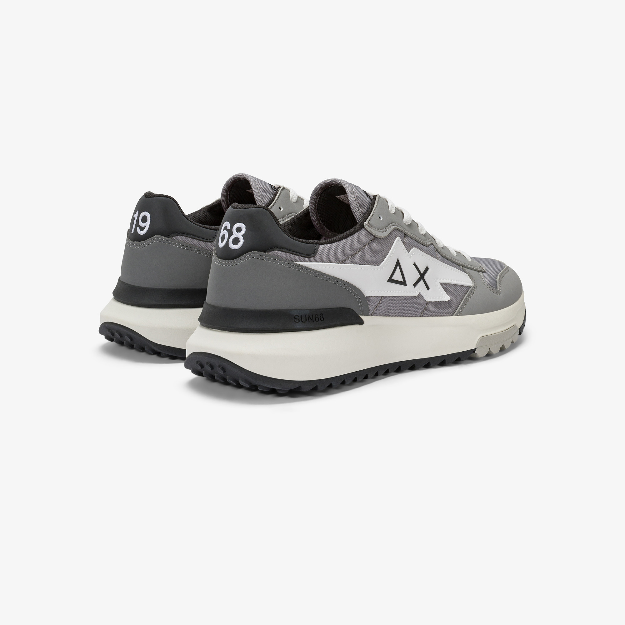 Medium grey Niki 2.0 Solid nylon and pu sneaker