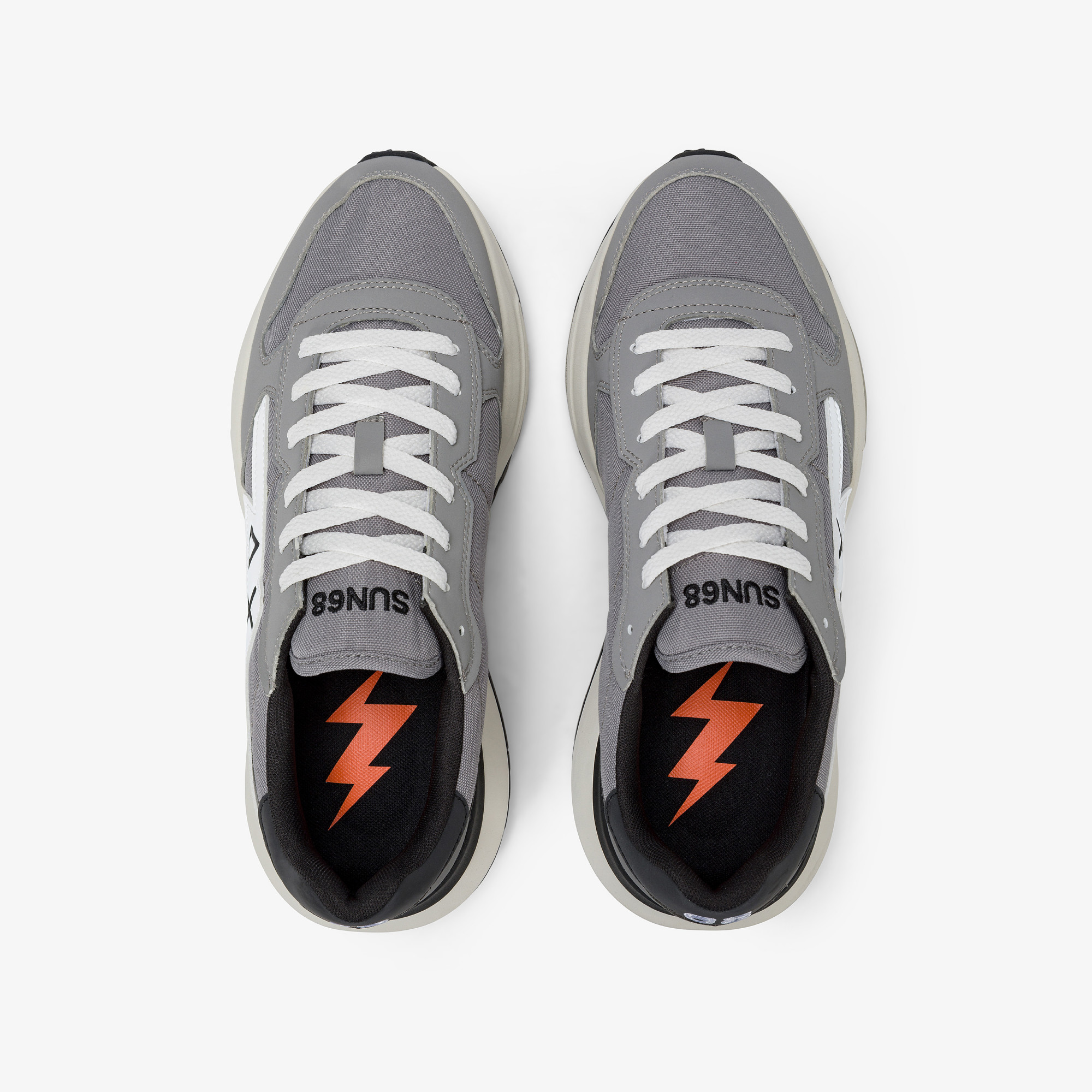 Medium grey Niki 2.0 Solid nylon and pu sneaker