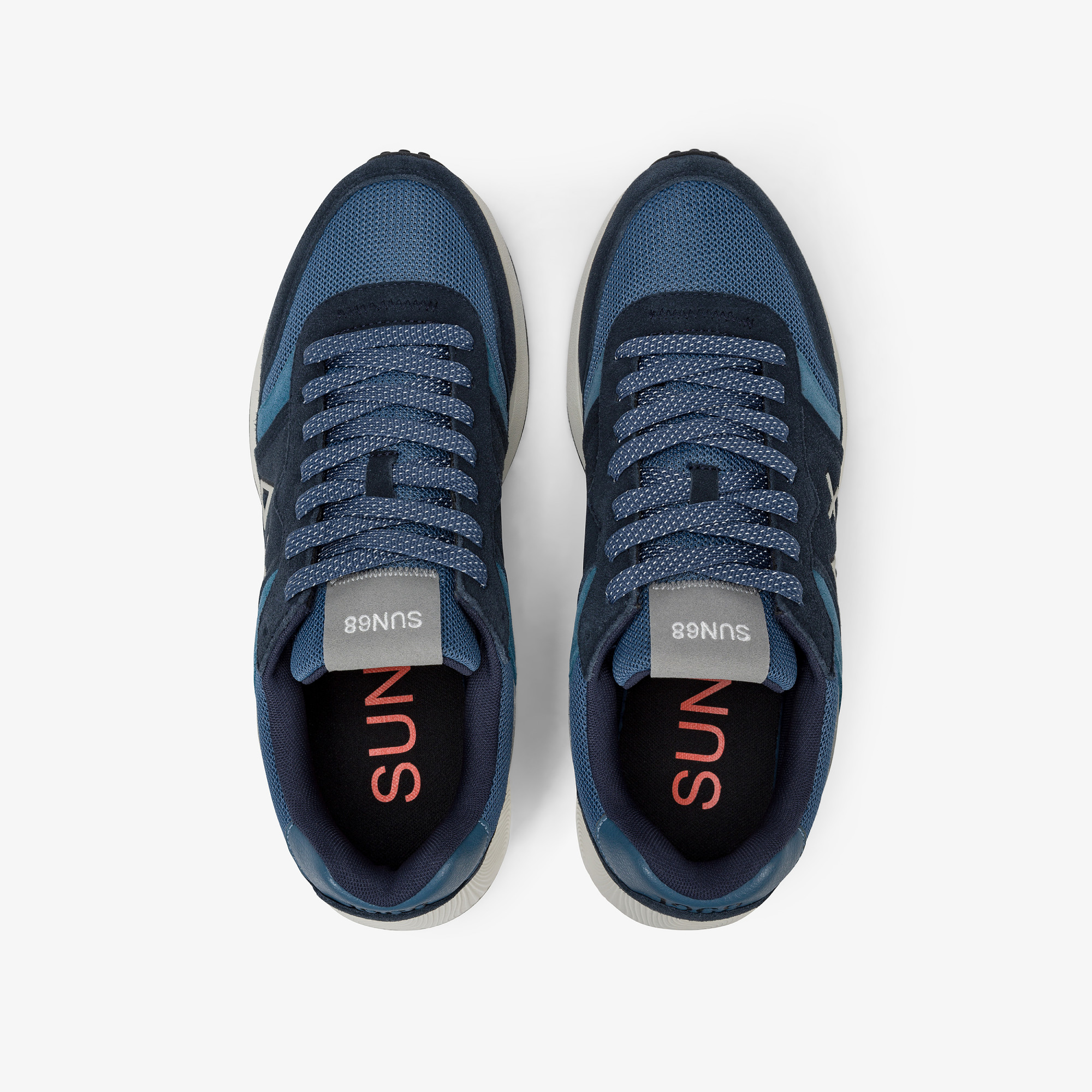 Sneaker Sun Daddy in nylon e suede navy blue
