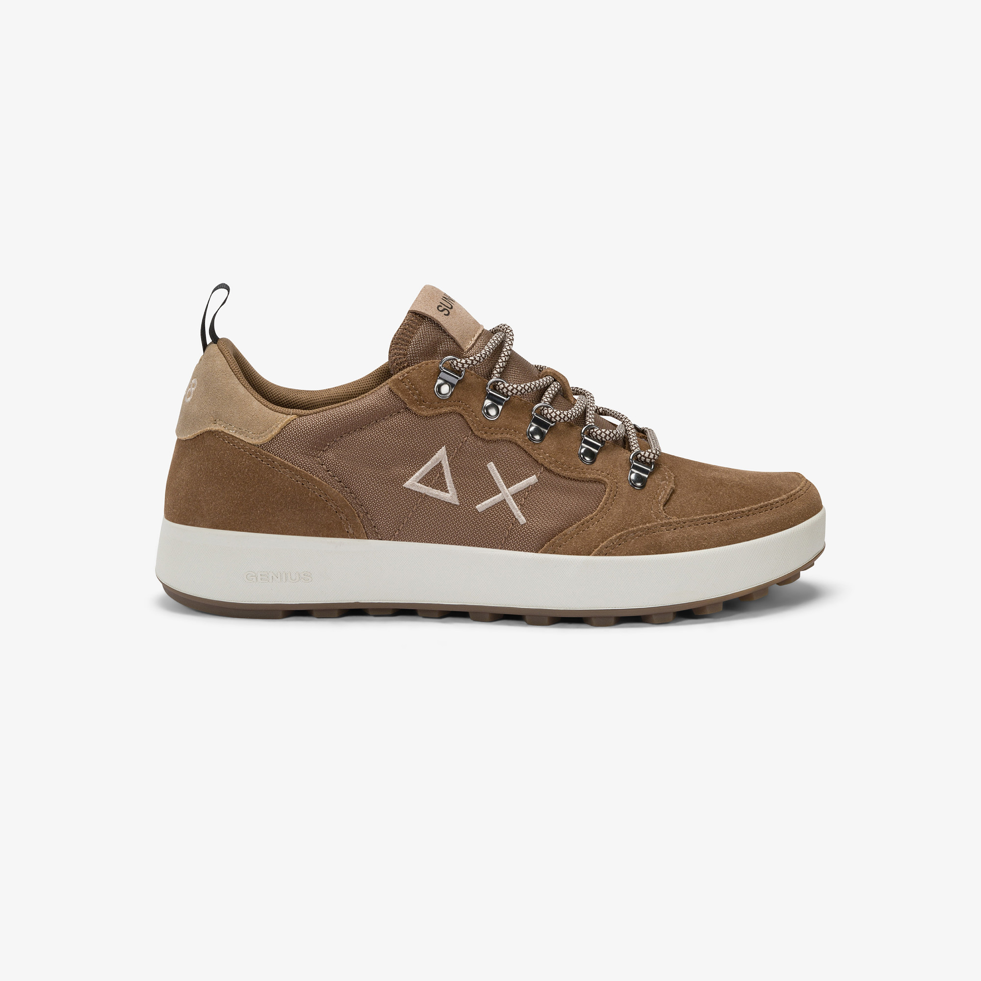 Fox Genius Solid nylon and suede sneaker