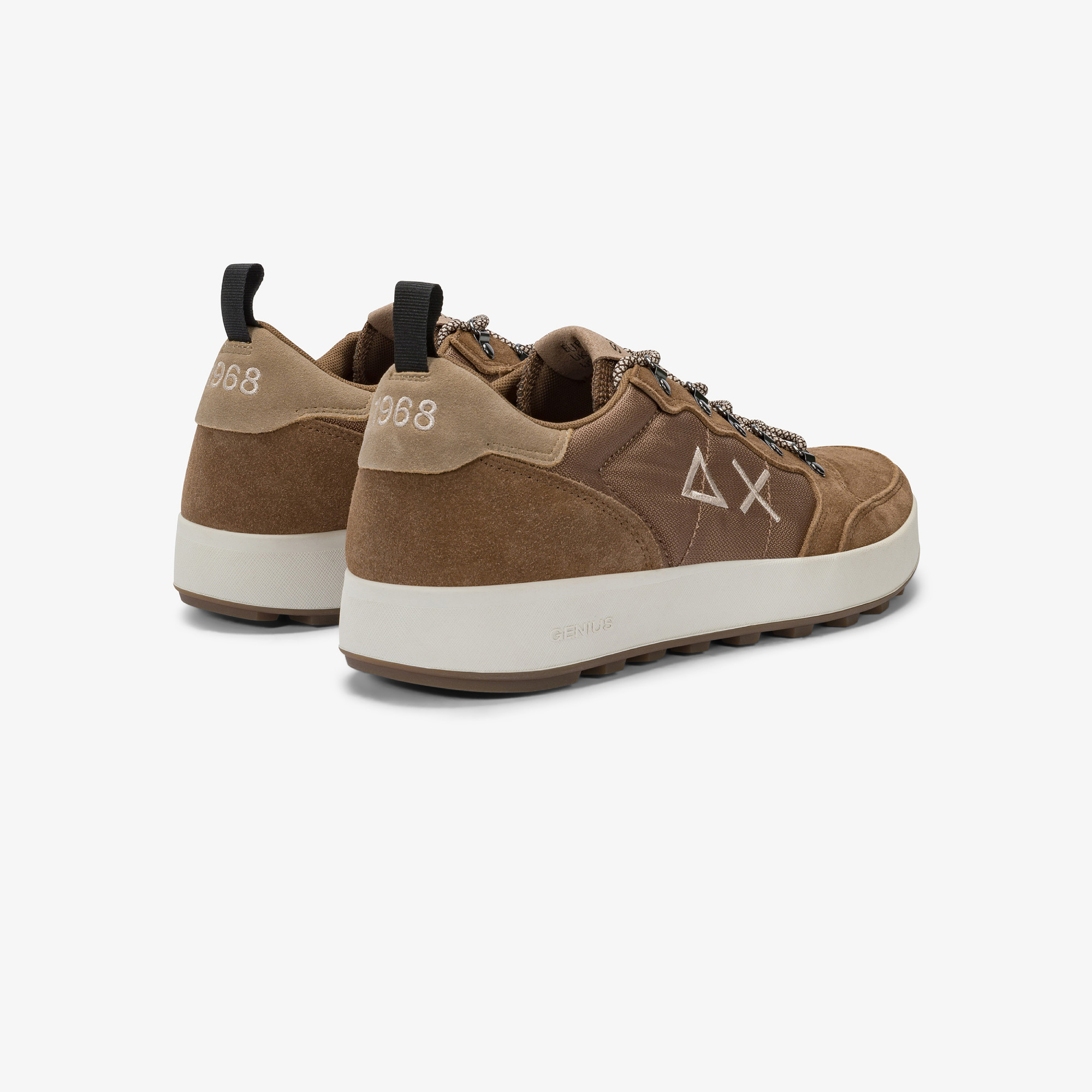 Fox Genius Solid nylon and suede sneaker