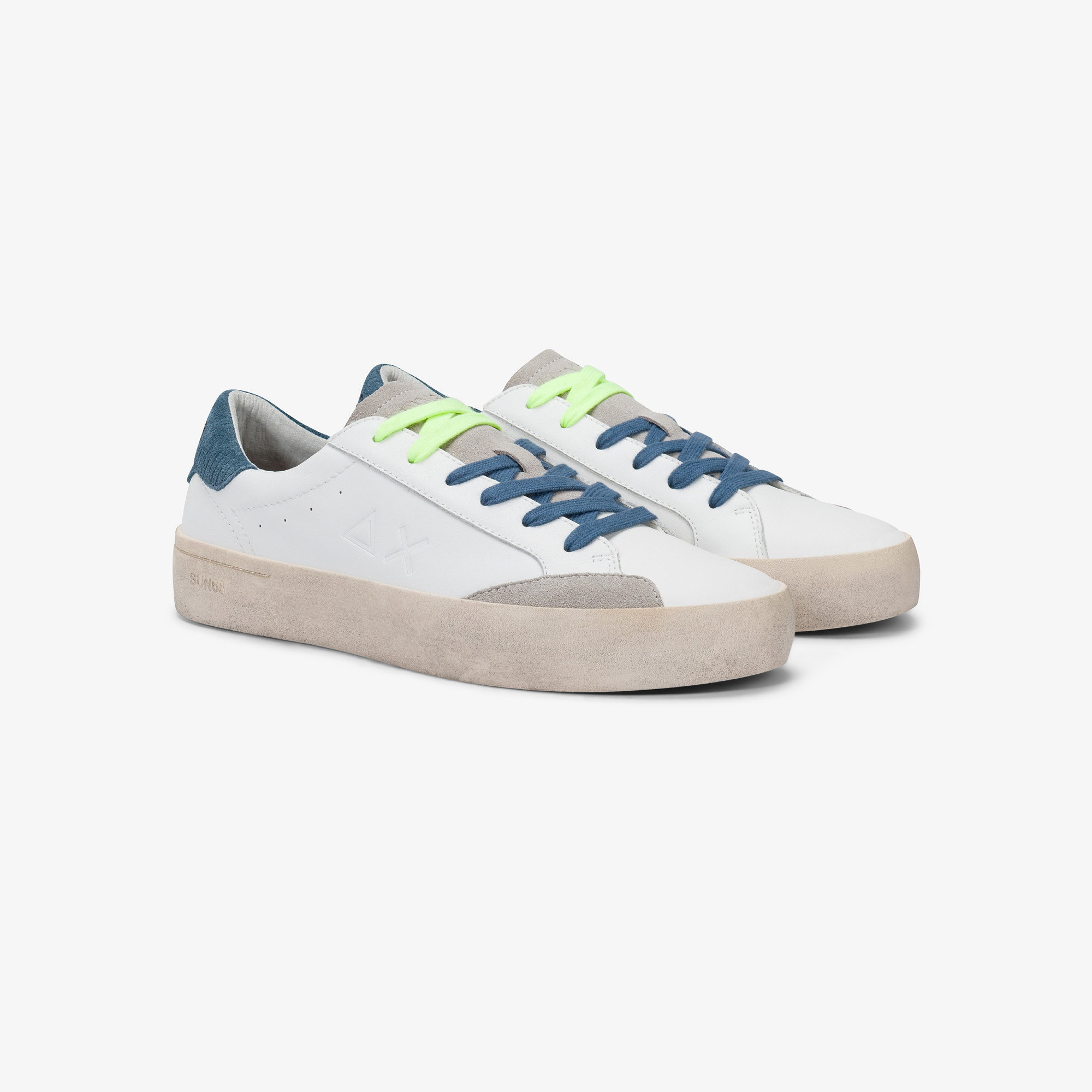 Dark avio Street Leather sneaker