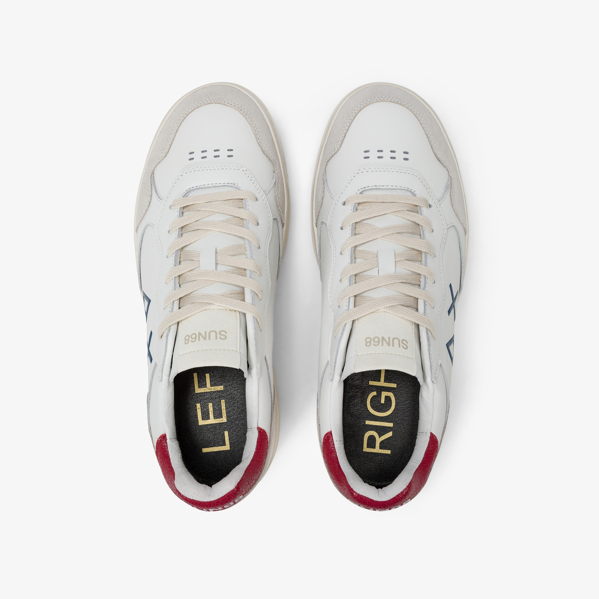 Sneaker Big Basket in pelle bordeaux