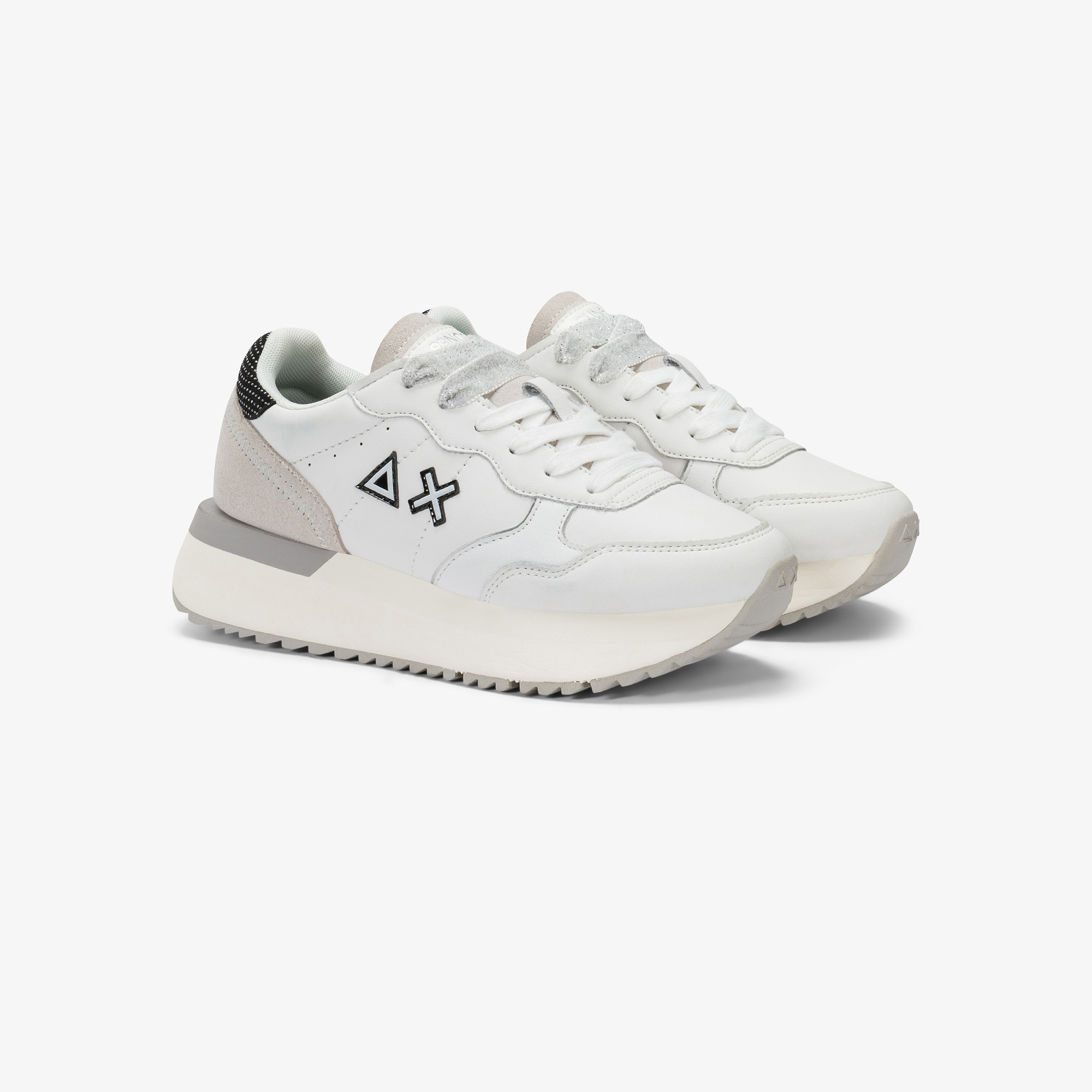 Off white Big Ally faux leather and suede sneaker