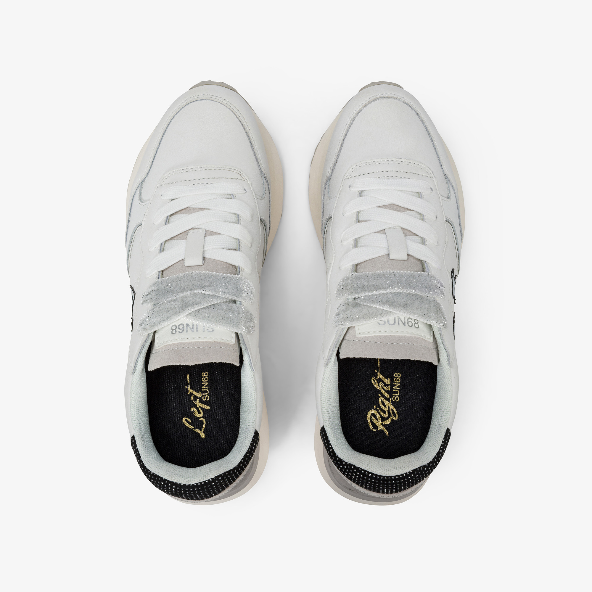 Off white Big Ally faux leather and suede sneaker
