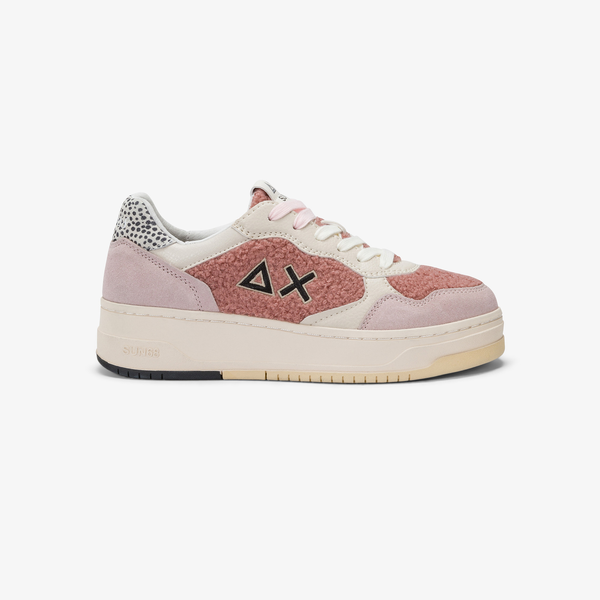 Pink Basket Love Lady teddy sneaker