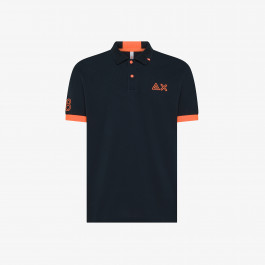 SUNSEA 19SS SNM BLUE POLO (ブラック) A35122_07.jpg