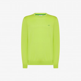 Wool and cotton jumper LIME