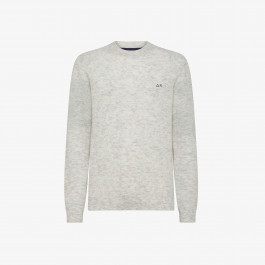 Wool and alpaca jumper LIGHT GREY