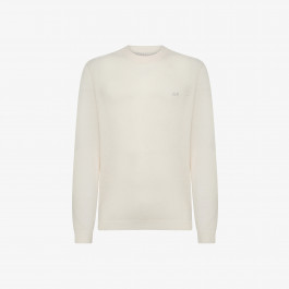 Wool and alpaca jumper OFF WHITE