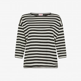 Wool blend jumper BLACK/OFF WHITE