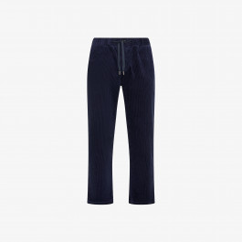 Cotton corduroy trousers NAVY BLUE