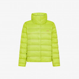 Piumino in nylon trapuntato LIME