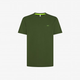 Tシャツ・カットソー SUN 68 Men T Shirts A35112 37 Green T35140_37.jpg