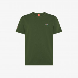 Tシャツ・カットソー SUN68 Men T-shirt Green A35104 42 K35106_84.jpg