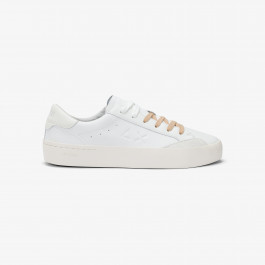 Street White And Off White Leather Sneaker - Man | Street