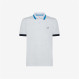 POLO BIG STRIPE ON COLLAR EL. BIANCO