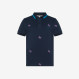 BOY'S POLO FULL EMBRODERY EL. NAVY BLUE