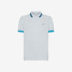 POLO BIG STRIPES ON COLLAR S/S BIANCO