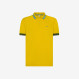 POLO BIG STRIPES ON COLLAR S/S GIALLO